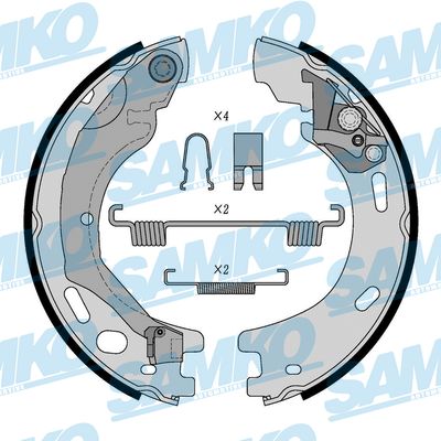 Samko Bremsbackensatz, Feststellbremse 89570 Für Rover Land