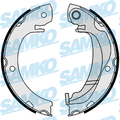 Samko Bremsbackensatz, Feststellbremse 89920 Für Toyota