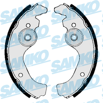 SAMKO Bremsbackensatz 80660 für Fiat