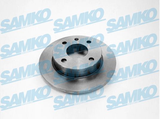 SAMKO Bremsscheibe f1281p voll 240mm 10mm für Ford