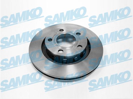 Samko Bremsscheibe A1036v Belüftet 268Mm 22Mm Für Audi