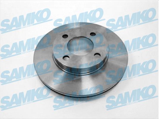 Samko Bremsscheibe A1091v Belüftet 256Mm 22Mm Für Audi Vw