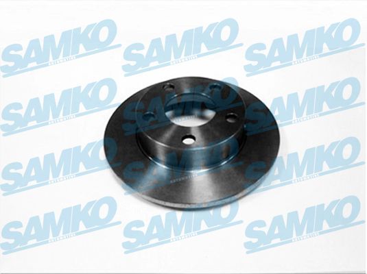 SAMKO Bremsscheibe a1501p voll 245mm 10mm für VW