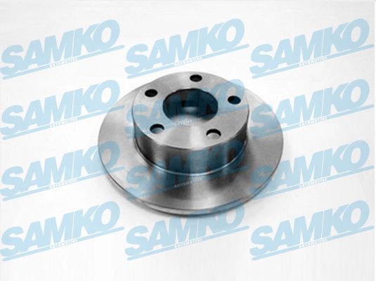 SAMKO Bremsscheibe a1600p voll 245mm 10mm für Audi