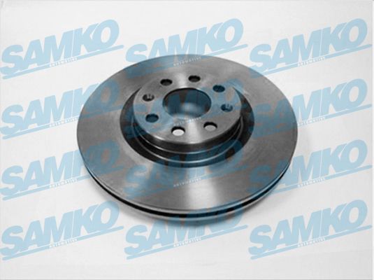 Samko Bremsscheibe F2001vr Belüftet 284Mm 22Mm Für Opel Fiat Vaughall