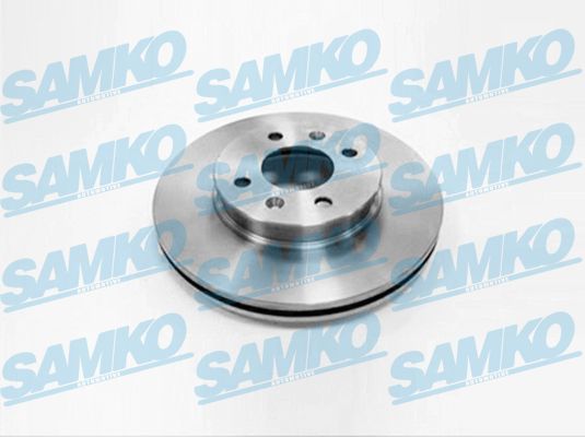 Samko Bremsscheibe K2014v Belüftet 256Mm 22Mm Für Kia