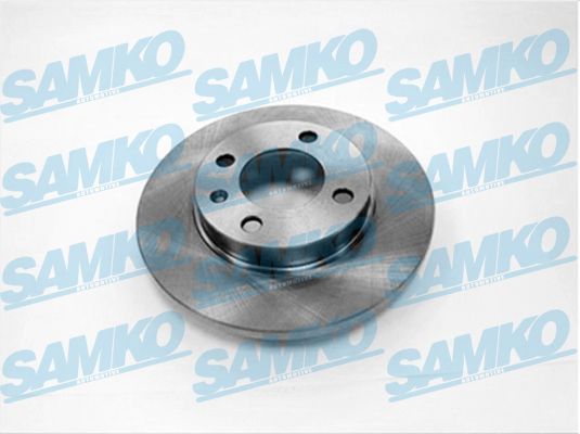 SAMKO Bremsscheibe v2051p voll 239mm 12mm für VW Audi