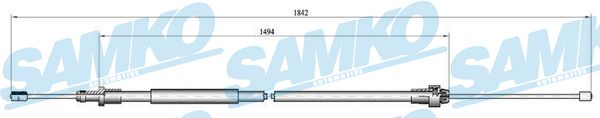 Samko Seilzug, Feststellbremse C0094b Für Peugeot