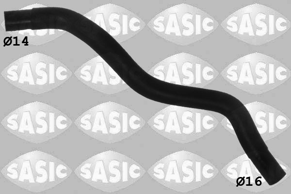 SASIC Kühlerschlauch 3400185 mitte links für Peugeot