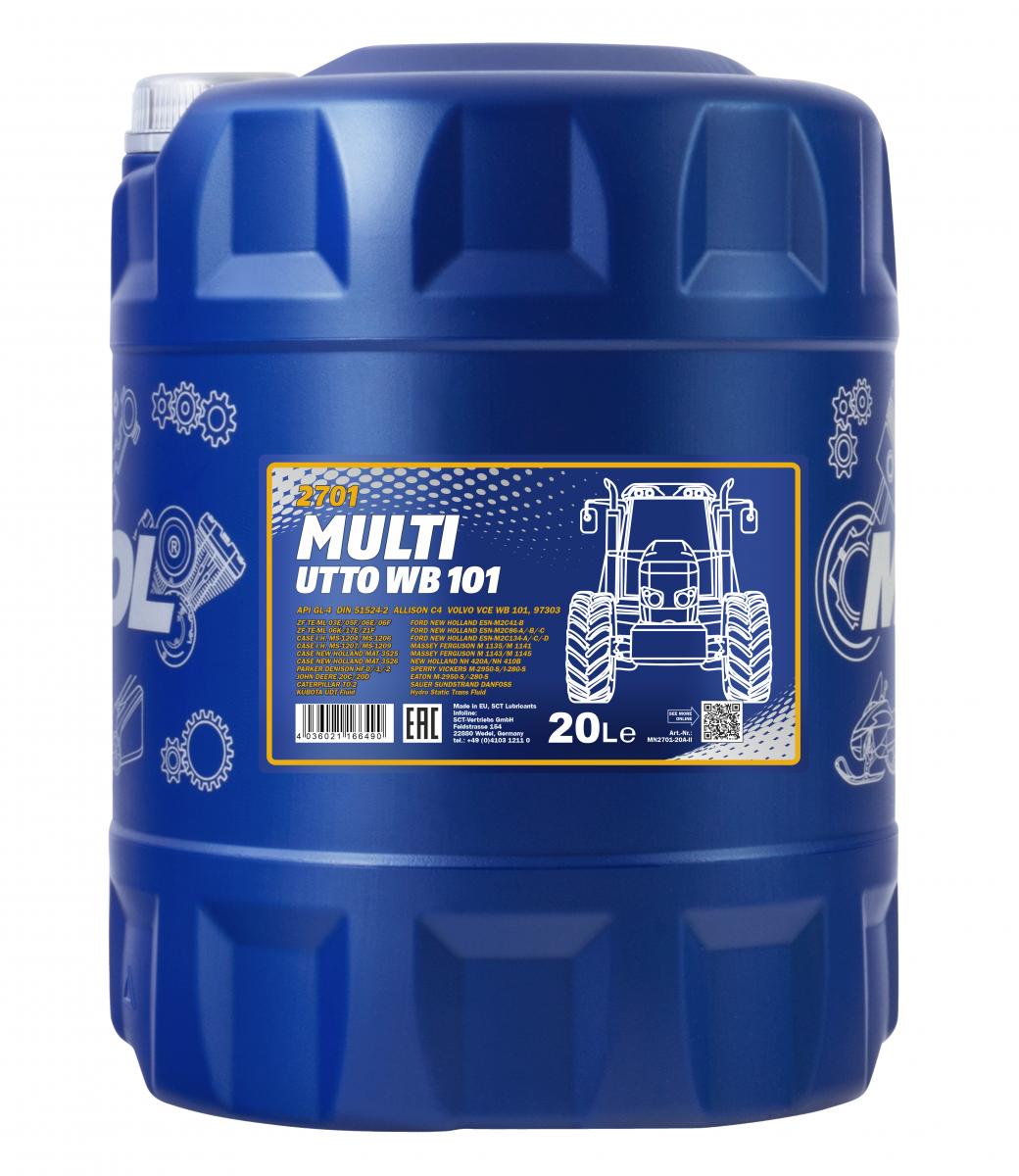 SCT - MANNOL Motoröl Mannol Multi UTTO WB 101 [20L] mn270120 20l