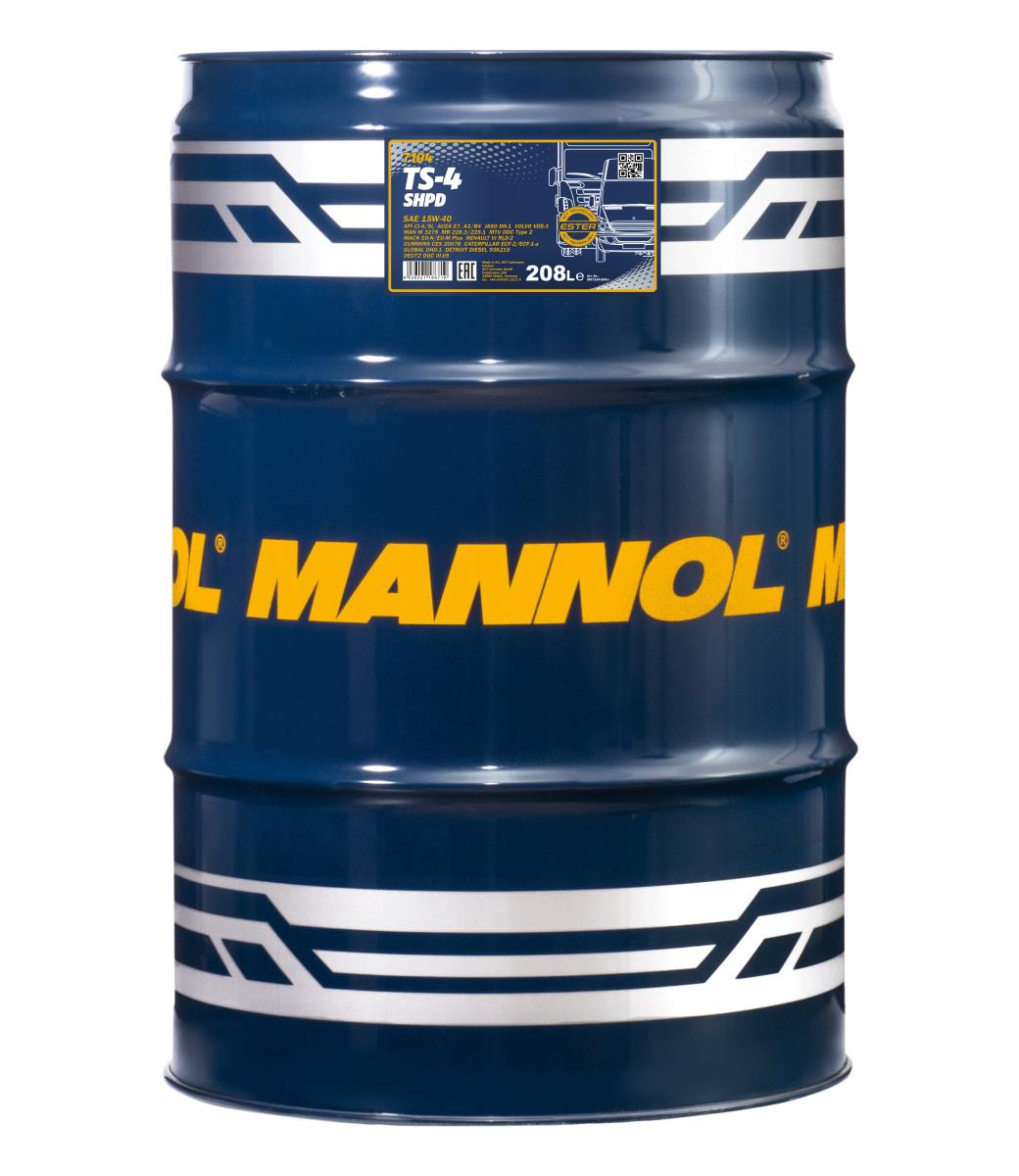 SCT - MANNOL Motoröl Mannol TS-4 SHPD 15W-40 Extra [208L] mn7104dr 208l