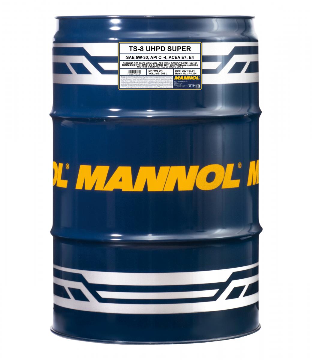 SCT - MANNOL Motoröl Mannol TS-8 UHPD 5W-30 Super [208L] mn7108dr 208l