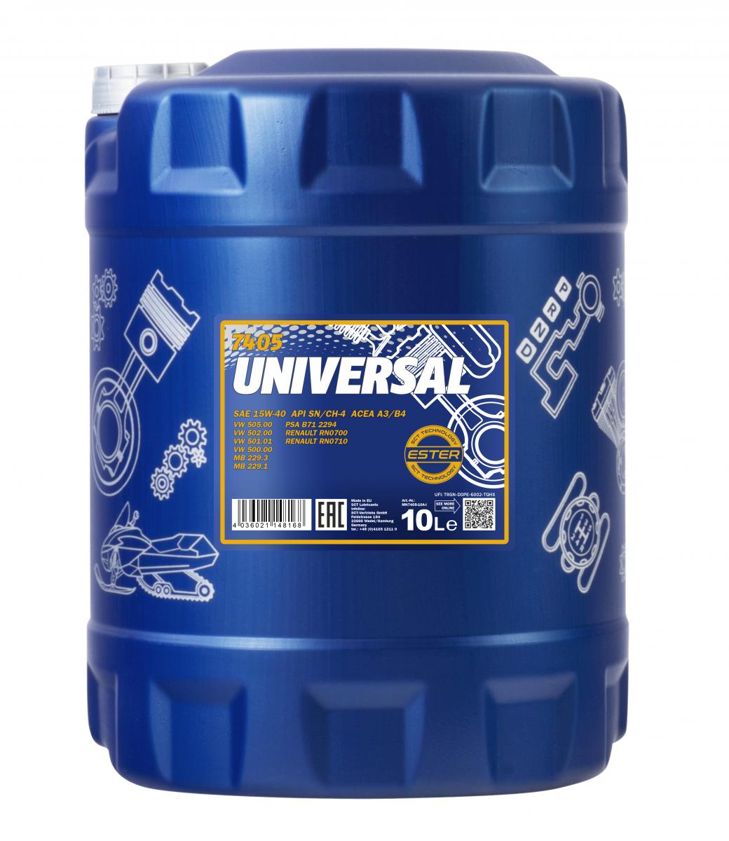 SCT - MANNOL Motoröl Mannol 15W-40 [10L] mn740510 10l