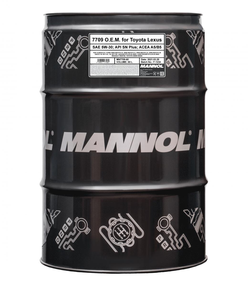SCT - MANNOL Motoröl Mannol 7709 for Toyota Lexus 5W-30 [60L] mn770960 60l