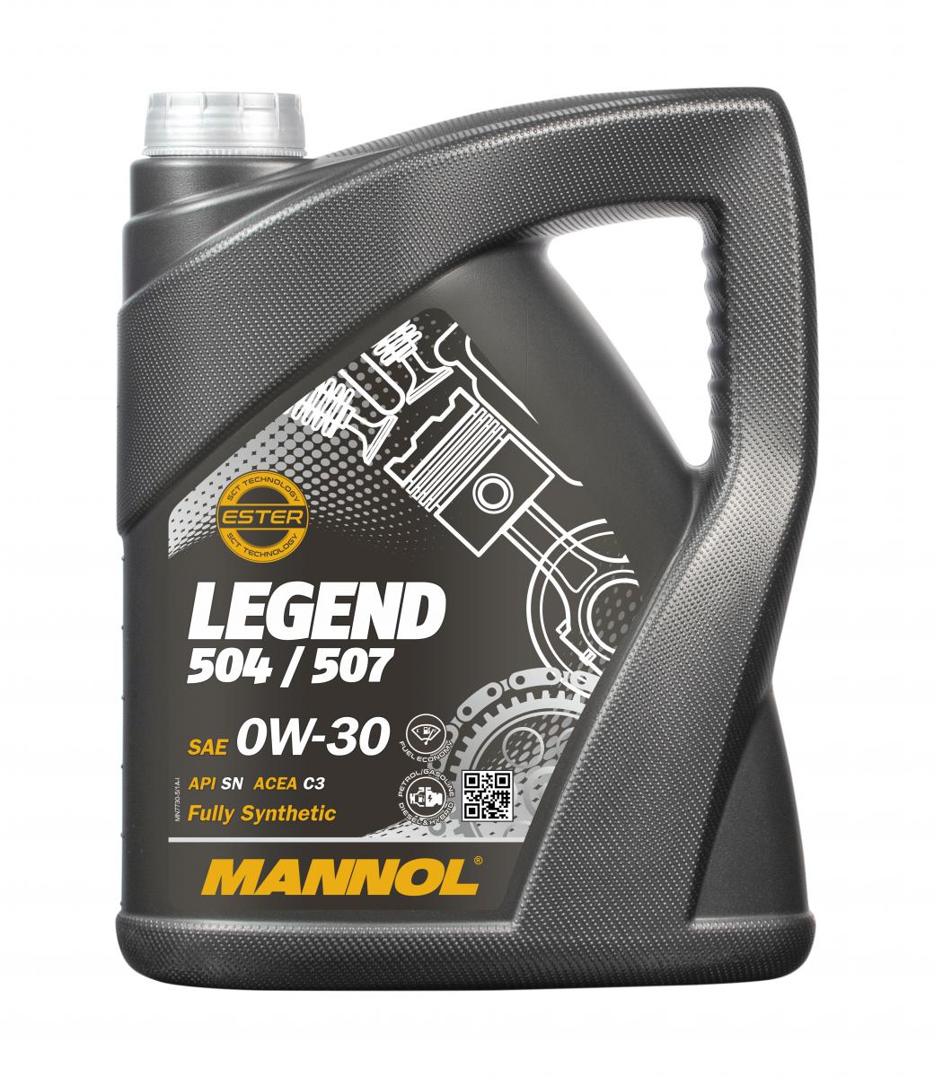SCT - MANNOL Motoröl Mannol Legend 504/507 0W-30 [5L] mn77305 5l für SSANGYONG VAG