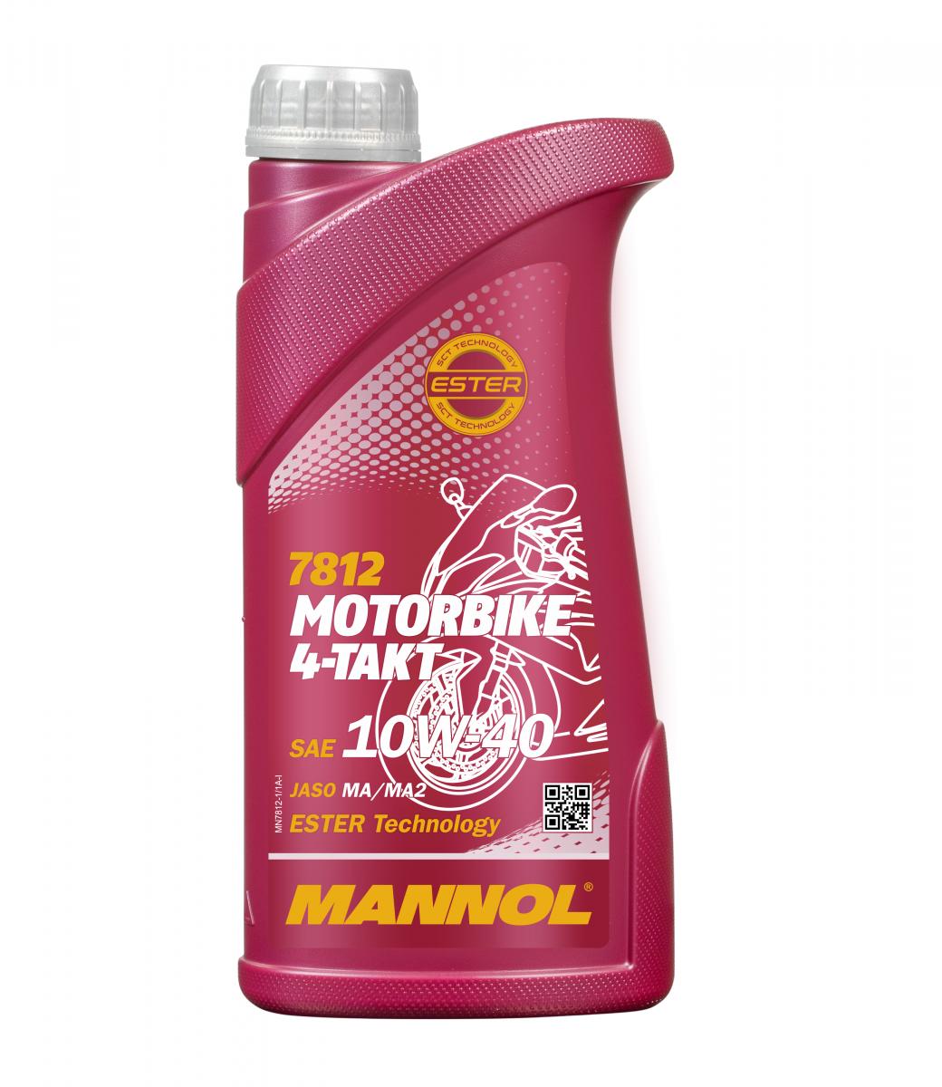SCT - MANNOL Motoröl 7812 4-Takt Motorbike 10W-40 (1L) mn78121 1l