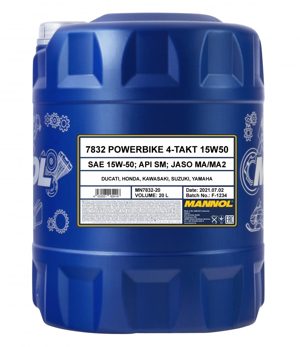 SCT - MANNOL Motoröl Mannol 7832 4-TAKT Powerbike [20L] mn783220 20l