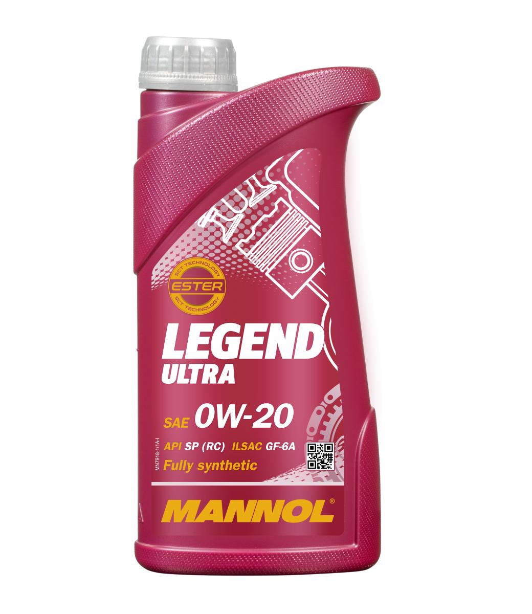 SCT - MANNOL Motoröl Mannol Legend Ultra 0W-20 [1L] mn79181 1l für MAZDA Chrysler HONDA MITSUBISHI NISSAN Subaru Suzuki TOYOTA CHERY