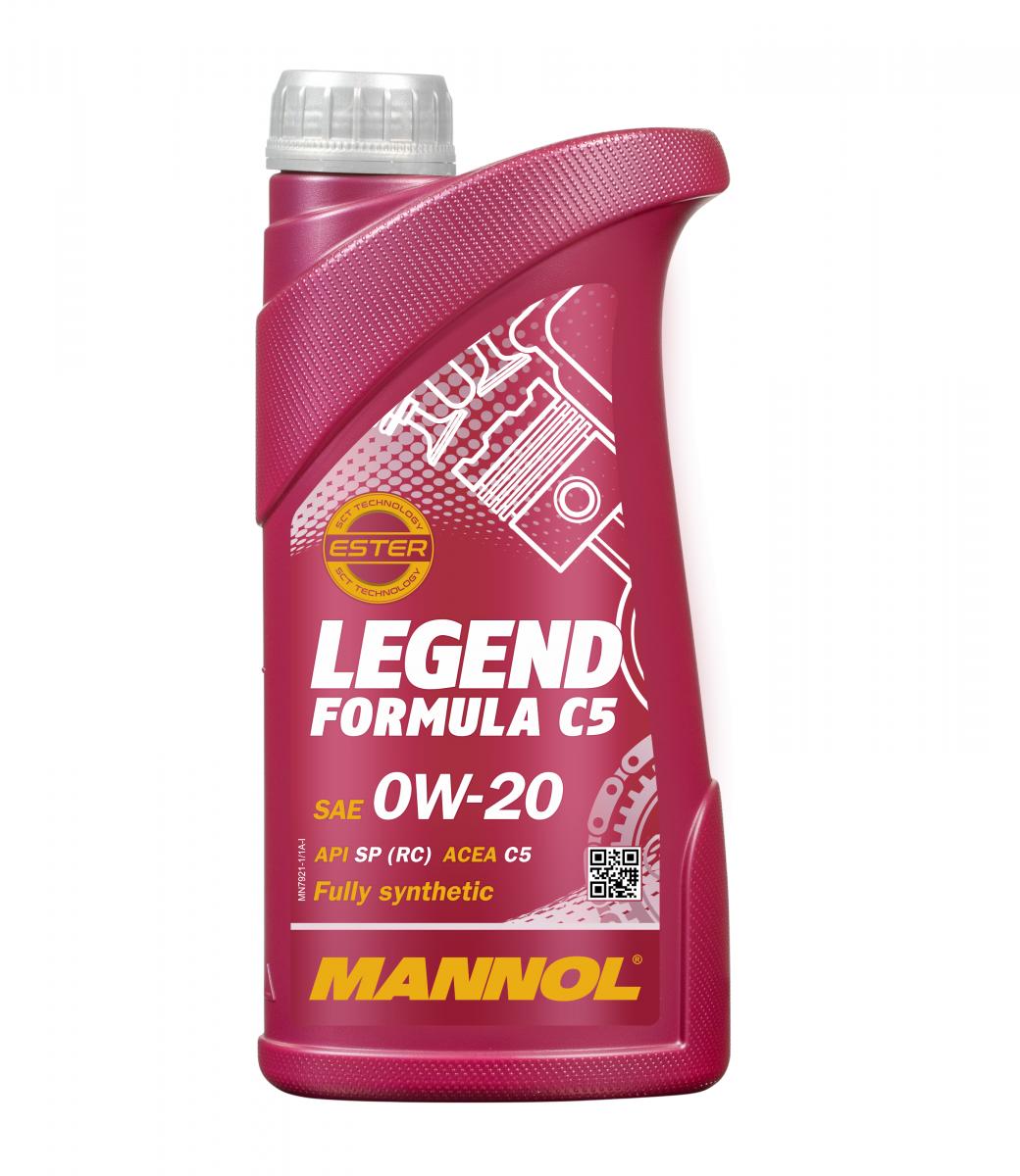 SCT - MANNOL Motoröl Mannol Legend Formula C5 0W-20 [1L] mn79211 1l für GM BMW Mercedes CHERY