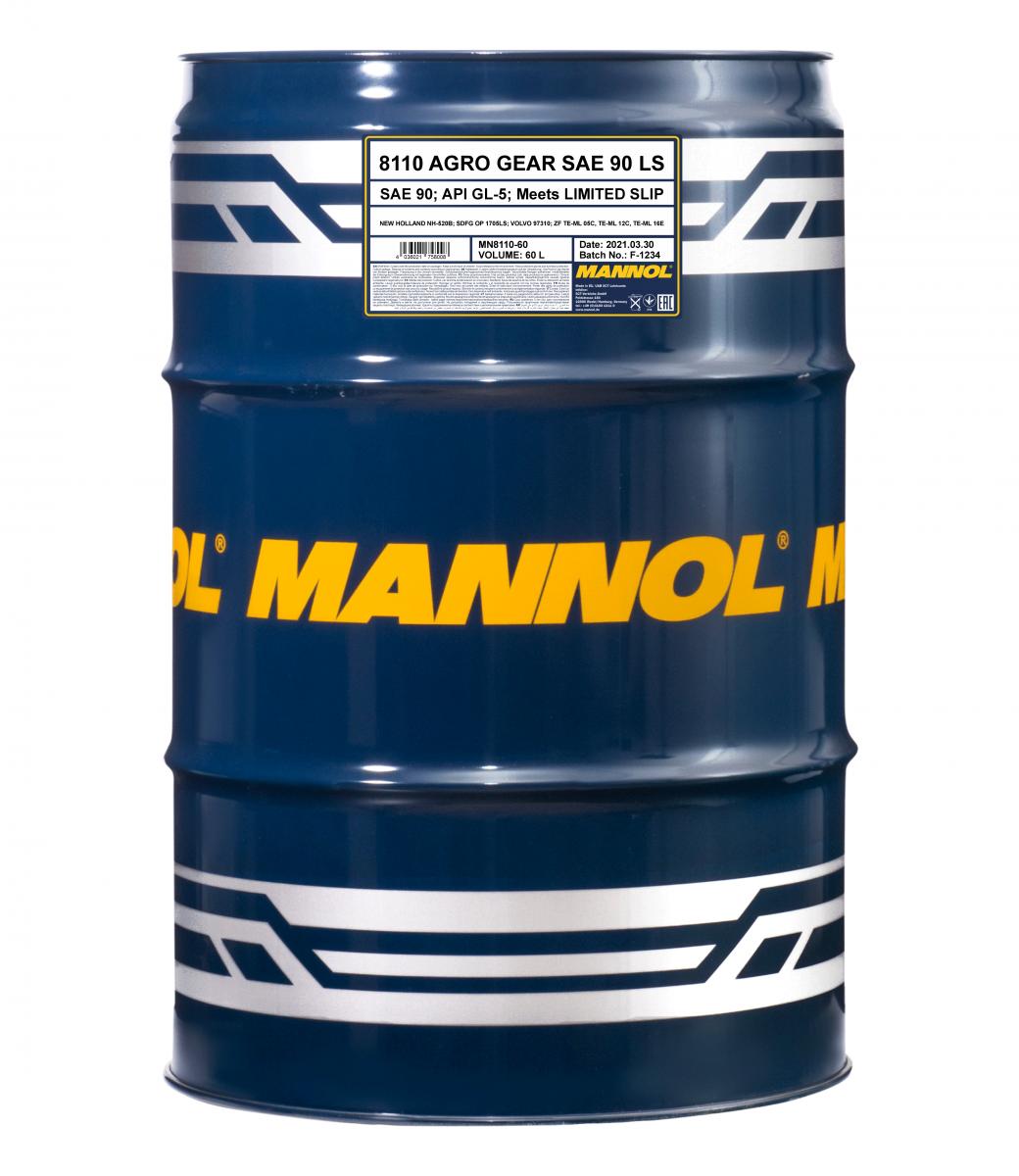 Mannol Agro Gear 90 LS Getriebe�l 60 Liter Fass