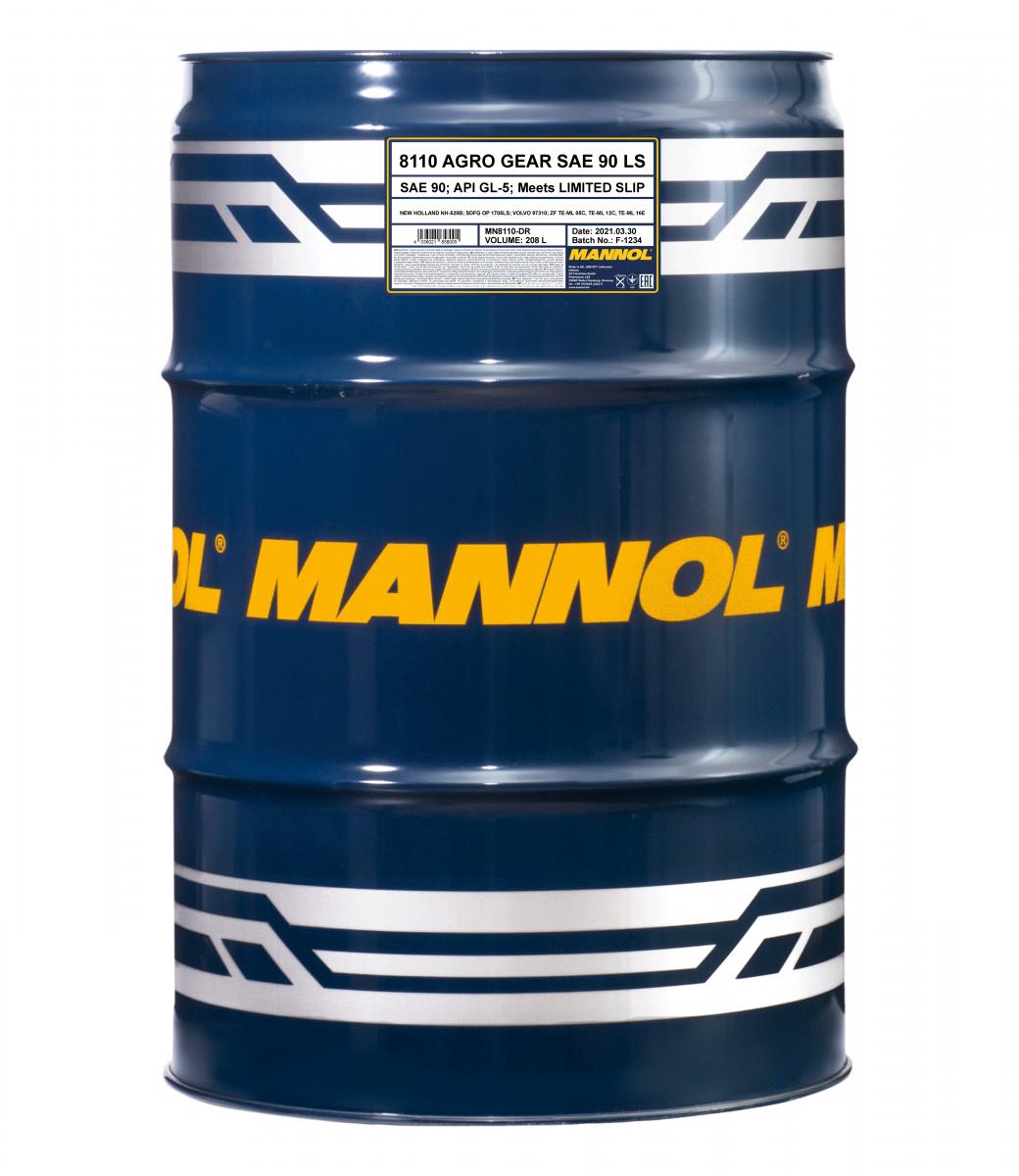Mannol Agro Gear 90 LS Getriebe�l 208 Liter Fass