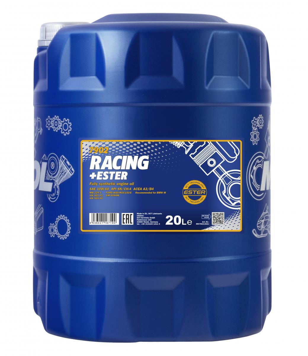 SCT - MANNOL Motoröl Mannol Racing+Ester 10W-60 [20L] mn790220 20l für NISSAN