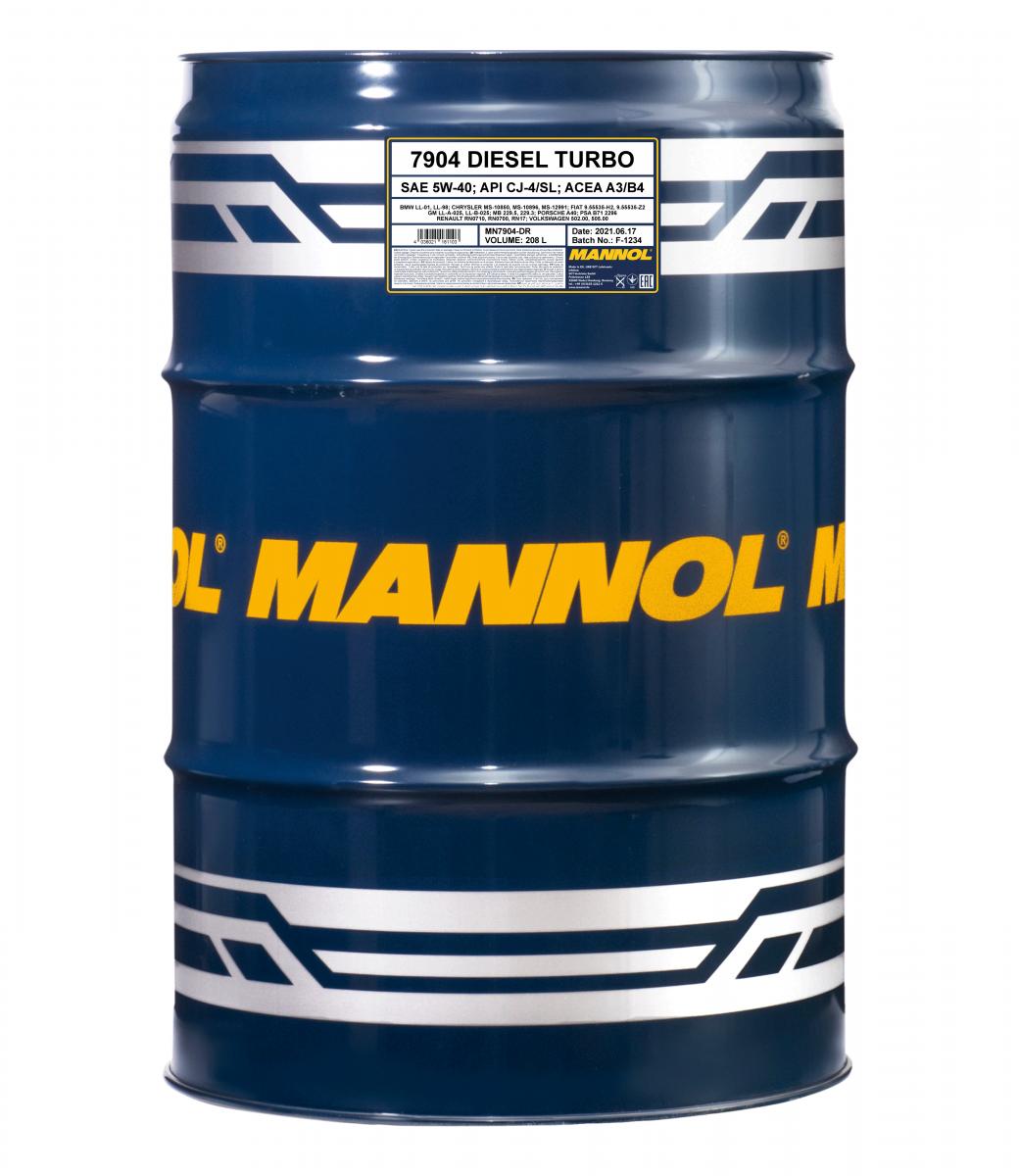 SCT - MANNOL Motoröl Mannol Diesel Turbo 5W-40 [208L] mn7904dr 208l