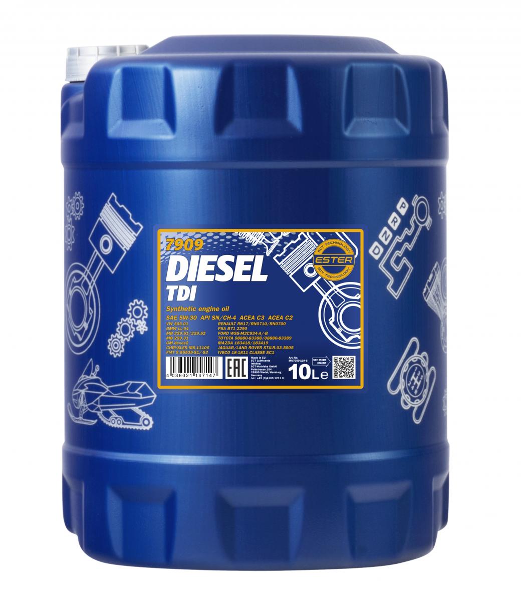 SCT - MANNOL Motoröl Mannol Diesel TDI 5W-30 [10L] mn790910 10l