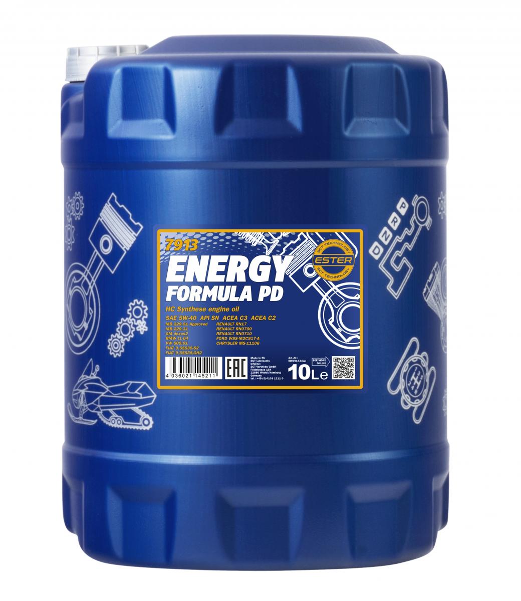 SCT - MANNOL Motoröl Mannol Energy Formula PD 5W-40 [10L] mn791310 10l