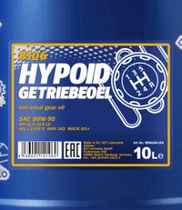 SCT - MANNOL Getriebe�l "Mannol Hypoid 80W-90 GL-5 LS [10L] ", Art.-Nr. MN8106-10