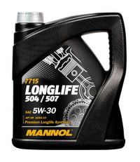 SCT - MANNOL Motorl "Mannol 7715 Longlife 504/507 5W-30 [5L] ", Art.-Nr. MN7715-5