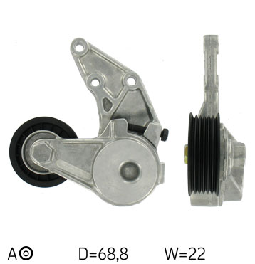 Für SKF VKM 31231 Tensioner Pulley, v-ribbed - Bild 4