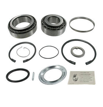 SKF Radlagersatz mit Wellendichtring VKBA 2421 Position 2. Vorderachse Höhe 143mm Länge 153mm Breite 153mm - OE Qualität - Bild 7