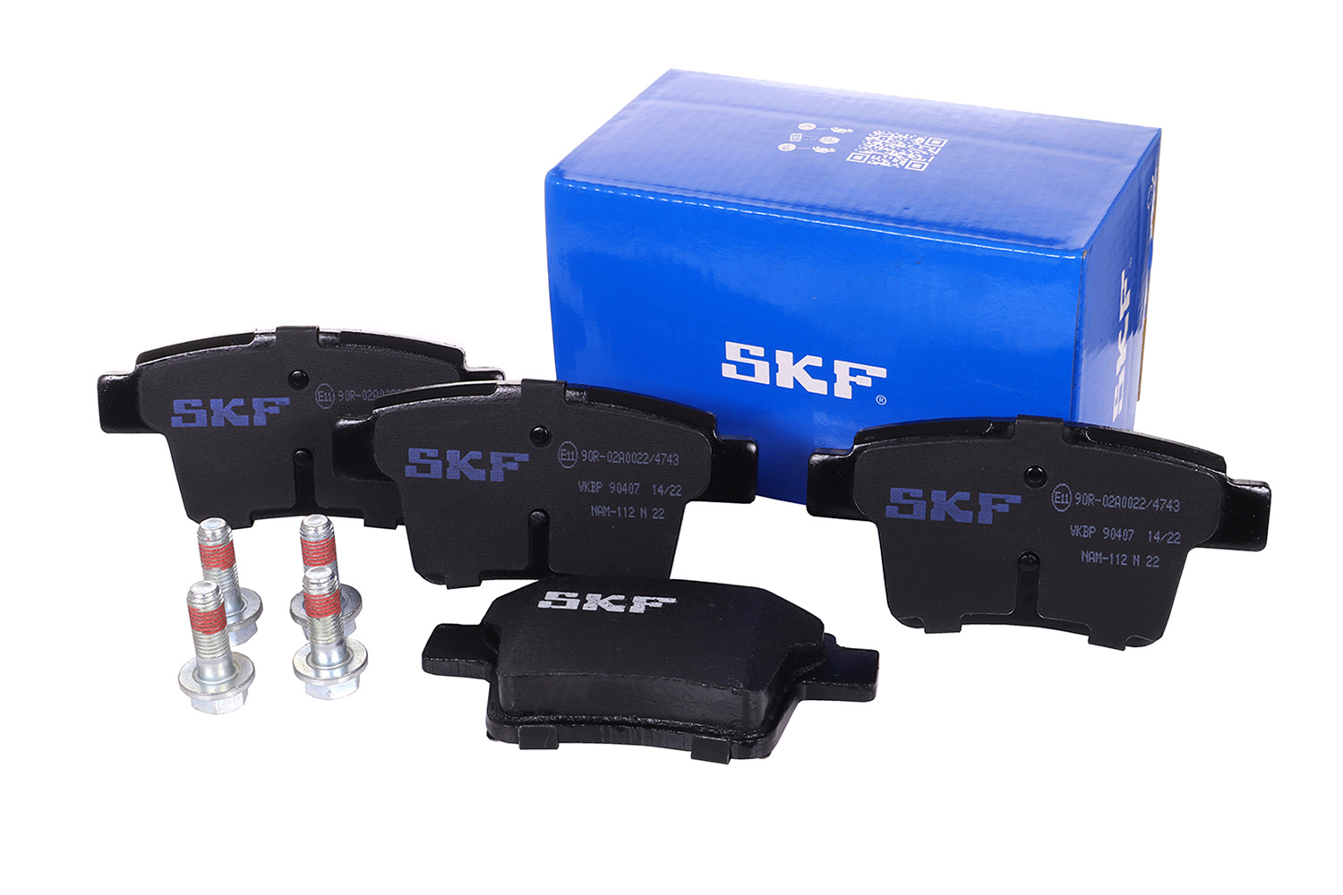 SKF Scheibenbremse Bremsbelag VKBP 90407-4er Set - Position Hinterachse Höhe 77 mm Länge 134 mm Breite 83 mm Dicke 17,2 mm - OE Qualität - Bild 6
