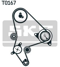 SKF Wasserpumpe + Zahnriemensatz, Art.-Nr. VKMC 03247