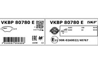SKF Bremsbelagsatz, Scheibenbremse f&uuml;r AUDI A6 C4 Avant (4A5), Art.-Nr. VKBP 80780 E