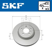 SKF Bremsscheibe, Art.-Nr. VKBD 80197 V1