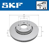 SKF Bremsscheibe, Art.-Nr. VKBD 81352 V1