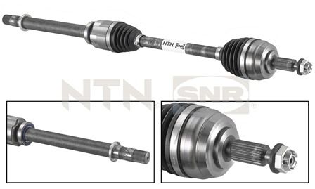 SNR Antriebswelle dk55012 Vorderachse rechts für RENAULT