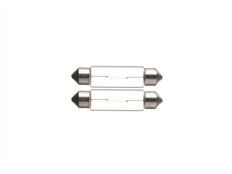 SPAHN GLÜHLAMPEN Glühlampe, Leseleuchte 10 Watt (2 Stk.) bl1241 Soffittenlampe
