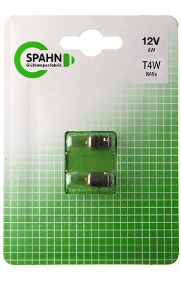 SPAHN GLÜHLAMPEN Glühlampe, Umriss-/Begrenzungsleuchte T4W 4 Watt (2 Stk.) bl2504