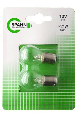 SPAHN GLÜHLAMPEN Glühlampe, Rückfahrleuchte P21W (2 Stk.) bl2010