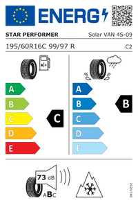 Star Performer Ganzjahresreifen "[Star Performer] 195/60R16 99/97R - Solar Van - 4S", Art.-Nr. 221031493