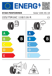 Star Performer Ganzjahresreifen "[Star Performer] 225/75R16 118/116R - Solar Van - 4S", Art.-Nr. 221031497