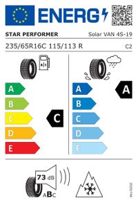 Star Performer Ganzjahresreifen "235/65 R16C 115/113R - Solar Van - 4S", Art.-Nr. 221031498