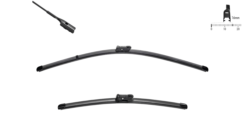 SWF Wischblatt ORIGINAL VISIOFLEX SET 119461 vorne für Porsche Audi
