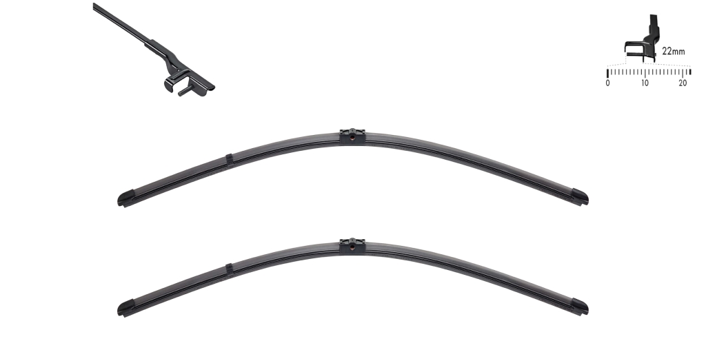 SWF Wischblatt ORIGINAL VISIOFLEX SET 119362 vorne für ALFA ROMEO Fiat