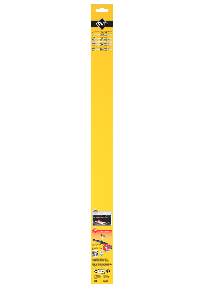 SWF Wischblatt ALTERNATIVE CONNECT 262212 für Peugeot Citroën