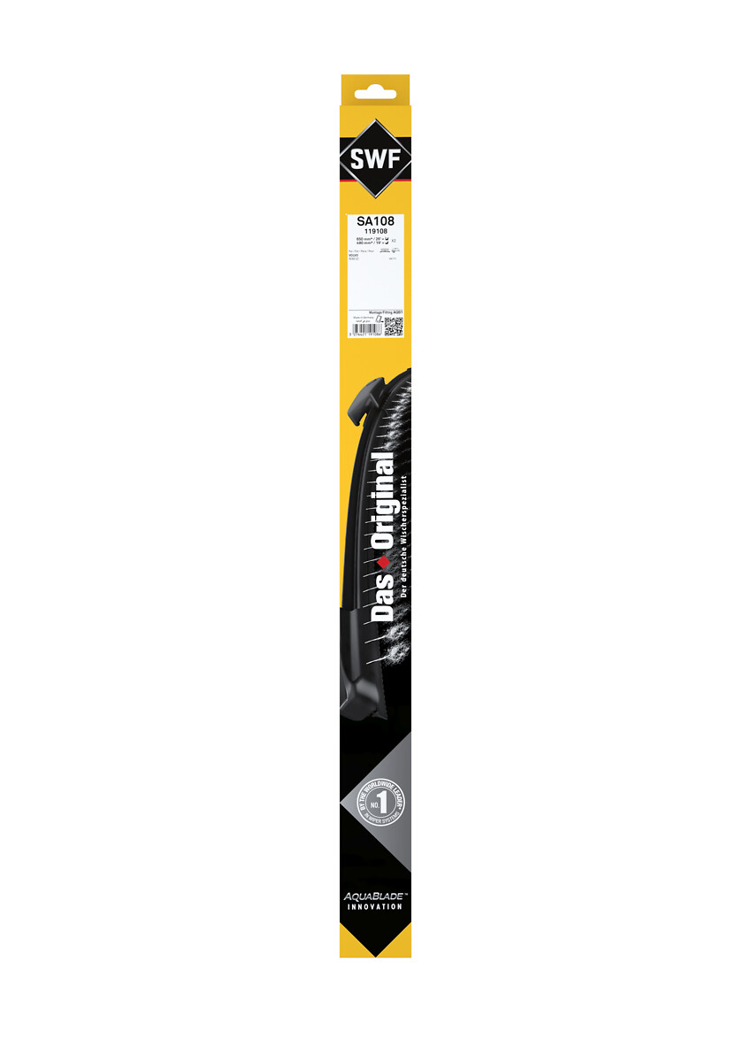 SWF Wischblatt ORIGINAL VISIOFLEX AQUABLADE 119108 vorne für Volvo