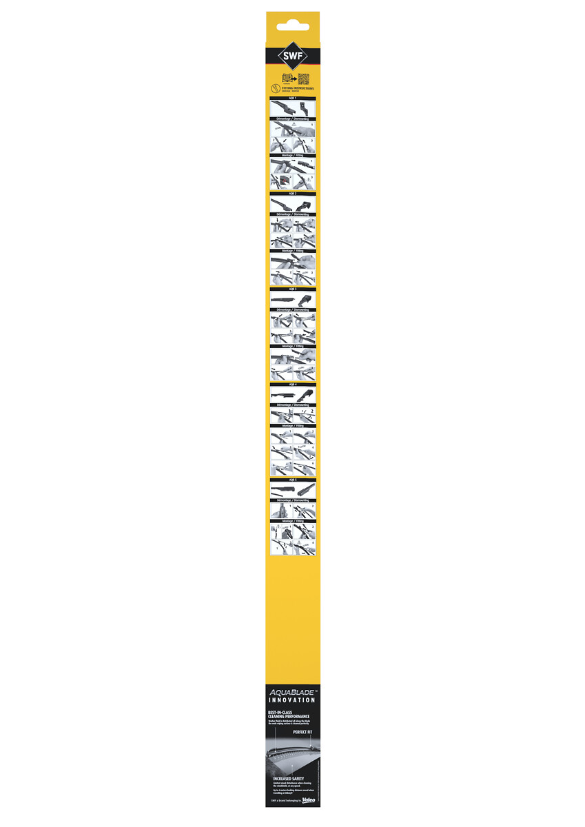 SWF Wischblatt ORIGINAL VISIOFLEX AQUABLADE 119114 vorne für Ford